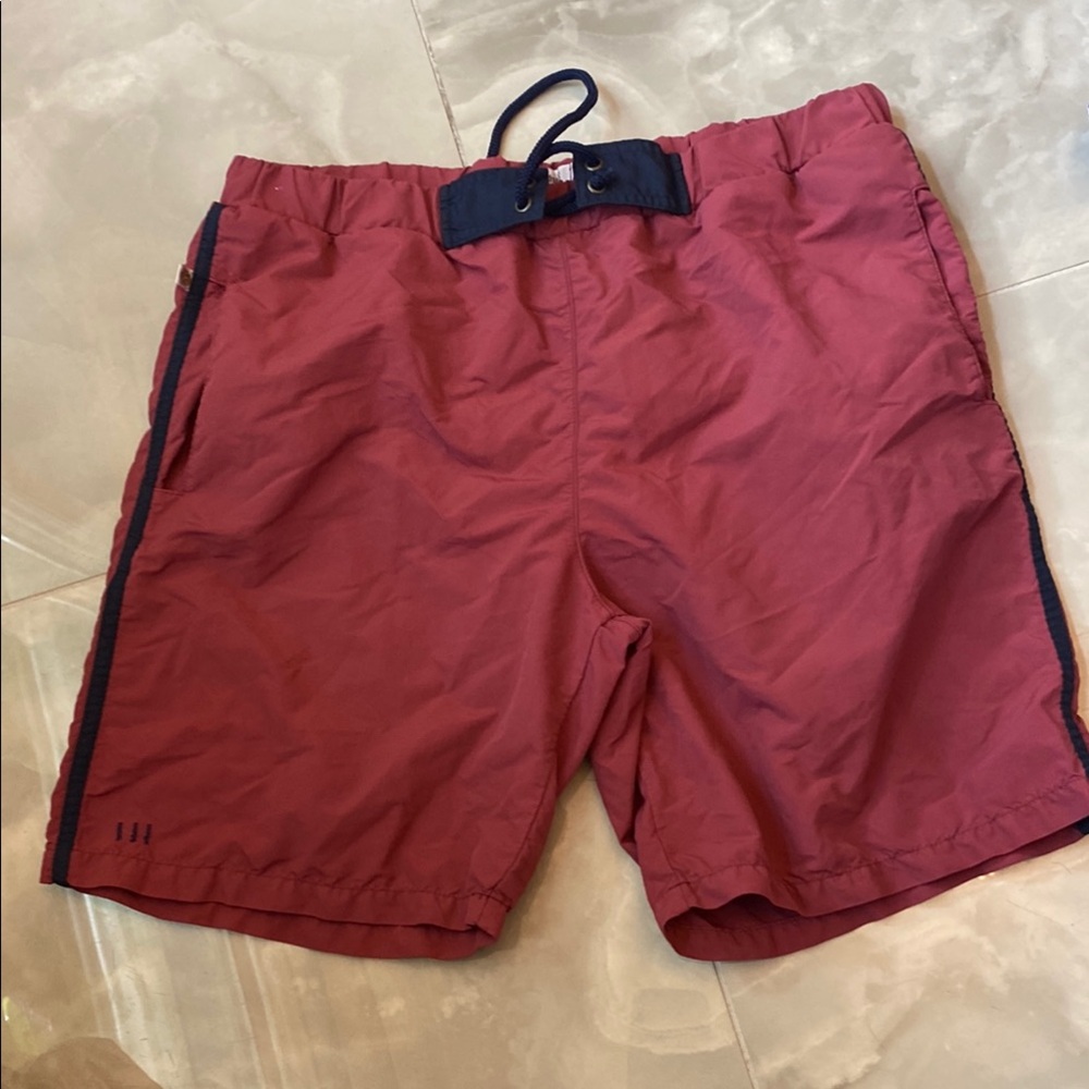 Sunchild Kids Swim Trunks - Red and Navy